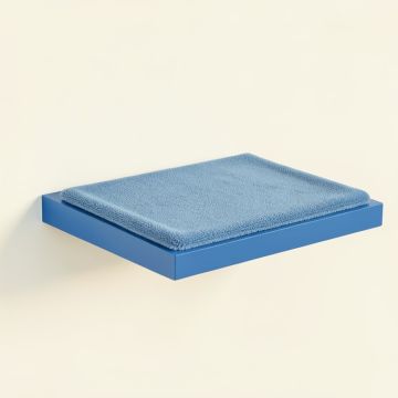 Juniper Canyon Wall-Mounted Cat Perch - Blue (synthetic illustration; no displayed measurements)