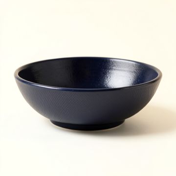 Hill Bend Dining Bowl - Navy (synthetic illustration; no displayed measurements)