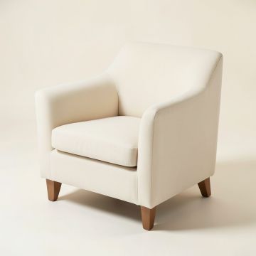 Coutee Upholstered Parsons Chair In Ivory (synthetic illustration; no displayed measurements)