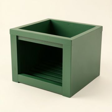 Glen Edge Empty Furniture-Style Litter Enclosure - Green (synthetic illustration; no displayed measurements)