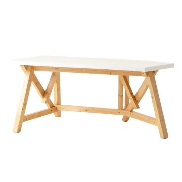 Linden Dale Empty Workshop Workbench - White
