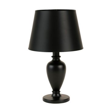29.25 '' Antique Black Table Lamp Set