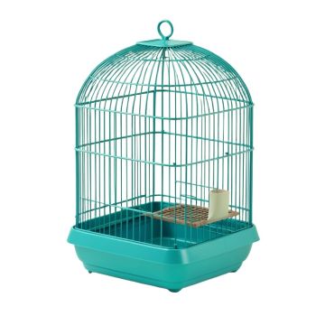 Borton 18.5 '' Pointed Table Top Bird Cage With Perch