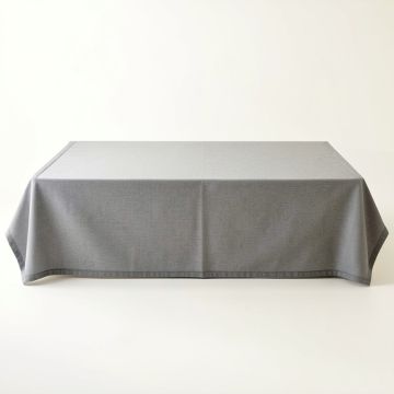 Field Bluff Flat Bed Sheet - Gray (synthetic illustration; no displayed measurements)