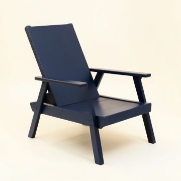 Vale Canyon Outdoor Lounge Chair - Navy (synthetic illustration; no displayed measurements)