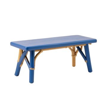 Wren Bluff Indoor Bench - Blue (synthetic illustration; no displayed measurements)
