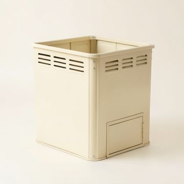 Cliff Crest Closed Garden Compost Bin - Cream (synthetic illustration; no displayed measurements)