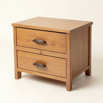 Cymone 2 Drawer End Table With Storage (synthetic illustration; no displayed measurements)