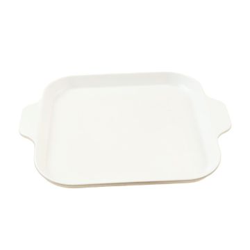Juniper Branch Serving Tray - White (synthetic illustration; no displayed measurements)