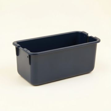 River Bridge Empty Railing Planter With Integral Brackets - Navy (synthetic illustration; no displayed measurements)