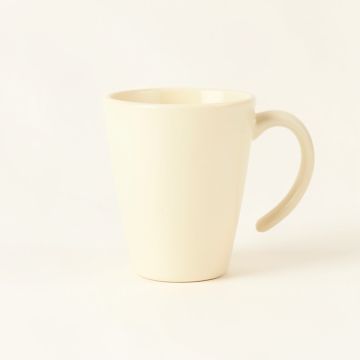 Sage Arc Ceramic Mug - Ivory (synthetic illustration; no displayed measurements)