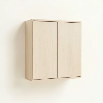 Cedar Dale Wall-Mounted Entry Cabinet - Beige (synthetic illustration; no displayed measurements)