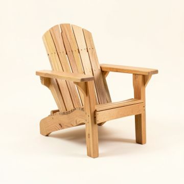 Chartier Solid Wood Glider Adirondack Chair (synthetic illustration; no displayed measurements)