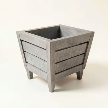 Oak Arc Empty Raised Planter - Gray (synthetic illustration; no displayed measurements)