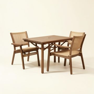 Agastya Outdoor 3 Piece Bistro Set (synthetic illustration; no displayed measurements)