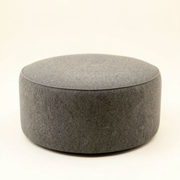 Juliano 16 '' Wide Round Pouf Ottoman (synthetic illustration; no displayed measurements)