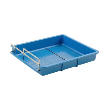 Hill Dell Empty Under-Desk Cable Tray - Blue