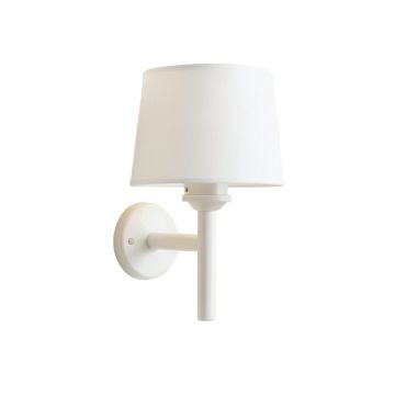 Vale Canyon Wall Sconce Mounted On A Plain Wall - White