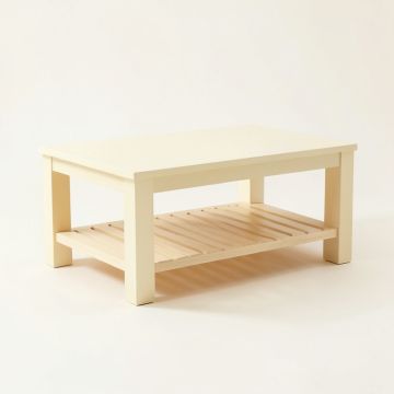 Elm Falls Coffee Table - Cream (synthetic illustration; no displayed measurements)