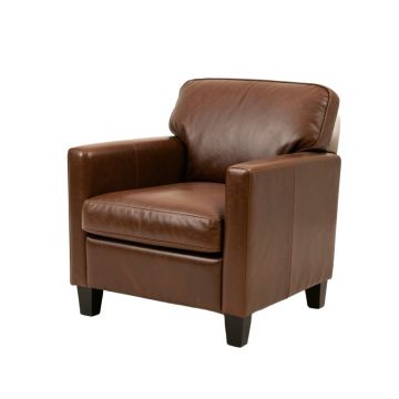 Sagitta Leather Upholstered Arm Chair