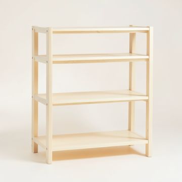 Spruce Bend Empty Seed-Starting Shelving Unit Without Lights - Ivory (synthetic illustration; no displayed measurements)