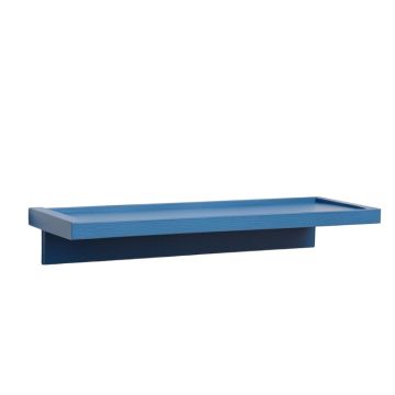 Cliff Bend Wall-Mounted Shelf - Blue