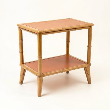 Fern Arc Side Table (synthetic illustration; no displayed measurements)