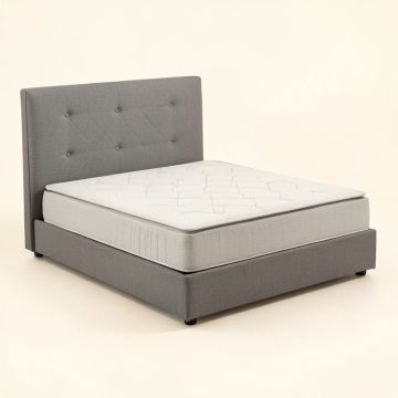 Mindenmines Tufted Upholstered Low Profile Standard Bed (synthetic illustration; no displayed measurements)