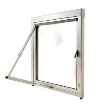 Herald 15 Ft. W X 5 Ft. D Plastic Standard Door Awning