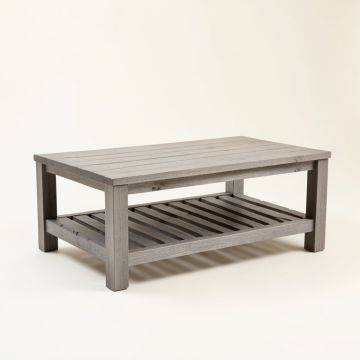 Ridge Edge Coffee Table - Gray (synthetic illustration; no displayed measurements)