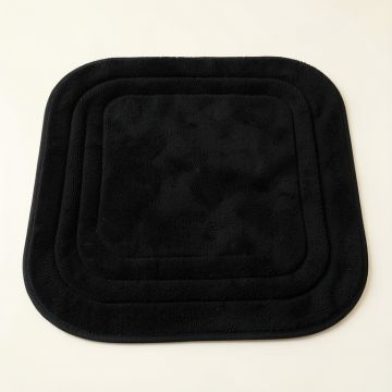 Summit Canyon Bath Mat - Black (synthetic illustration; no displayed measurements)