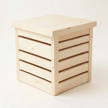 Cove Bridge Closed Garden Compost Bin - Ivory (synthetic illustration; no displayed measurements)