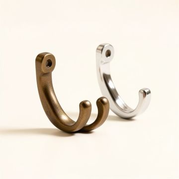 Metal Shower Curtain Hooks (synthetic illustration; no displayed measurements)