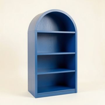 Harbor Bridge Freestanding Bookcase - Blue (synthetic illustration; no displayed measurements)