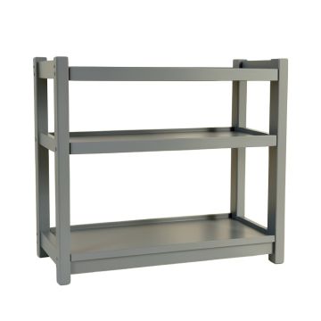 Meadow Arc Empty Countertop Canister Rack - Gray (synthetic illustration; no displayed measurements)