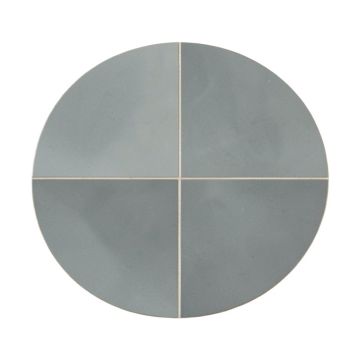 Penny Round Mosaic .75 '' X .75 '' Porcelain Tile In Dusty Sky
