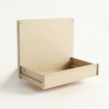 Elm Edge Empty Wall-Mounted Tool Organizer Panel - Beige (synthetic illustration; no displayed measurements)