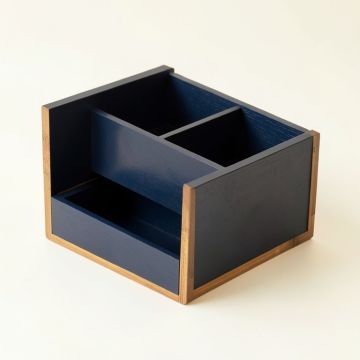 Elm Arc Empty Coffee-Station Organizer (synthetic illustration; no displayed measurements)