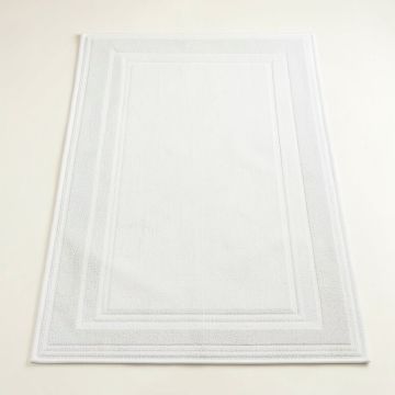Slate Crest Rectangular Outdoor Rug - White (synthetic illustration; no displayed measurements)