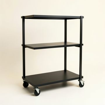 Briar Arc Empty Rolling Workshop Cart (synthetic illustration; no displayed measurements)