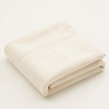 Hazel Bend Bath Towel - Cream (synthetic illustration; no displayed measurements)