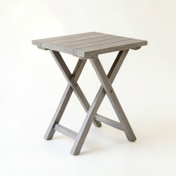 Lake Crest Compact Balcony Table - Gray (synthetic illustration; no displayed measurements)