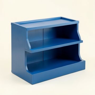 Laurel Edge Desktop Shelving Unit - Blue (synthetic illustration; no displayed measurements)