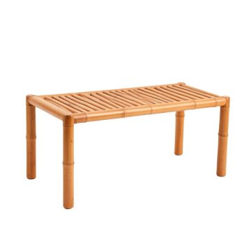 Meadow Bend Indoor Bench - Terracotta