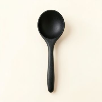 Fern Bluff Cooking Spoon - Black (synthetic illustration; no displayed measurements)