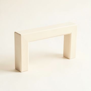 Cliff Bend Cabinet Handle Without Packaging - Cream (synthetic illustration; no displayed measurements)