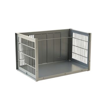 Field Crossing Empty Furniture-Style Pet Crate - Gray (synthetic illustration; no displayed measurements)
