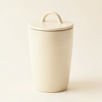 Hill Canyon Storage Canister With Lid - Ivory (synthetic illustration; no displayed measurements)