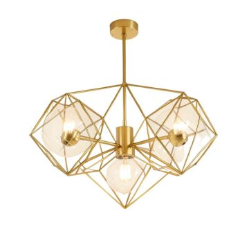 Edmundson 6 - Light Statement Geometric Chandelier