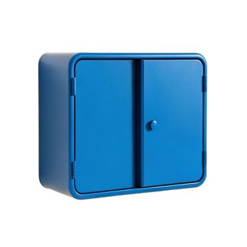 Laurel Crest Wall-Mounted Entry Cabinet - Blue